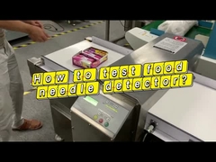 شاشة اللمس الحساسة خط إنتاج الأغذية للكشف عن المعادن للأغذية